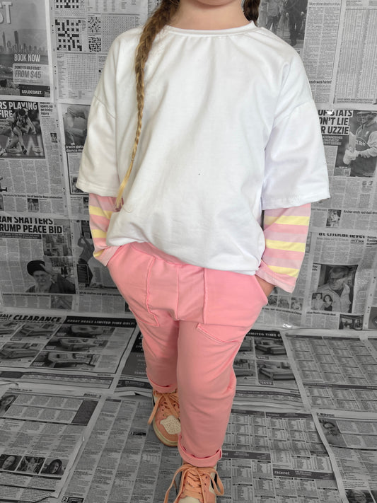 Stevie Oversized Layered Tee