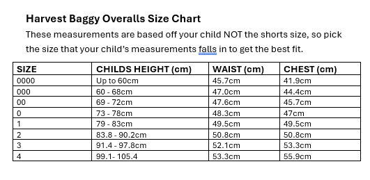 Harvest Baggy Overalls