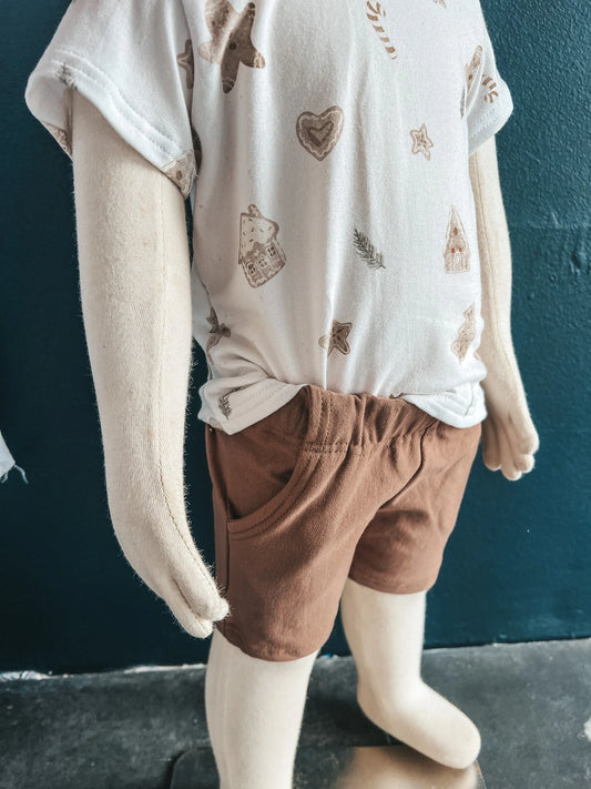 Noel Christmas Cargo Shorts & Tshirt Set