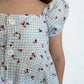 Cherry Gingham Dress