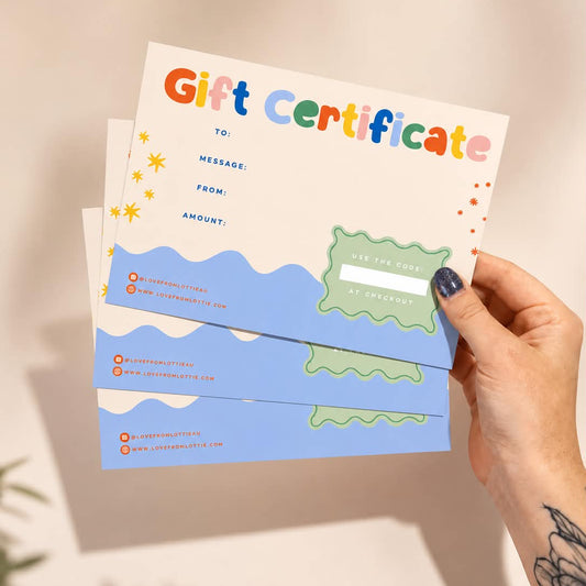 Love From Lottie Gift Card