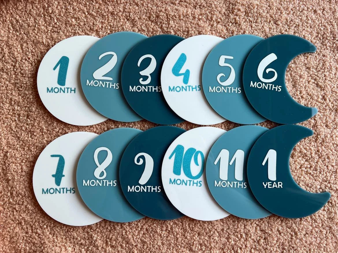 Lunar Baby Milestone Discs